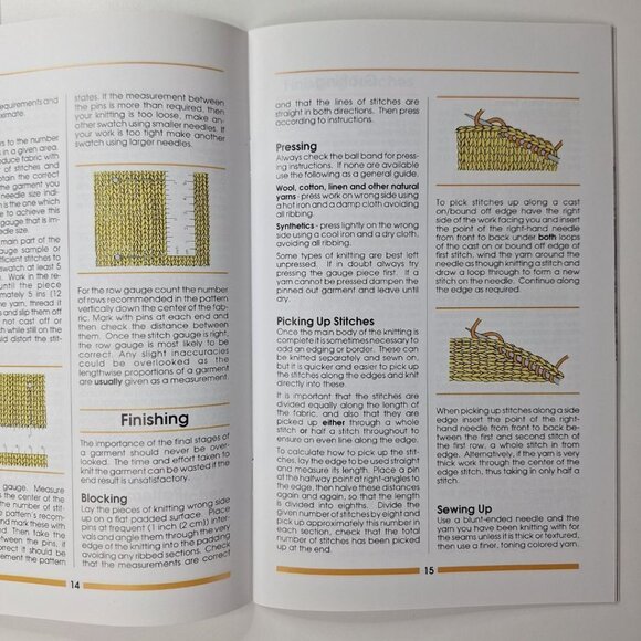 Knitting Made Easy Crochet Evening Glam Patterns Beginner Basics Needlework - Picture 8 of 10